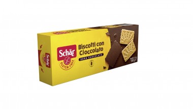 Печенье с шоколадом Biscotti con cioccolato Dr Schar, 150г.  — Диета-Маркет