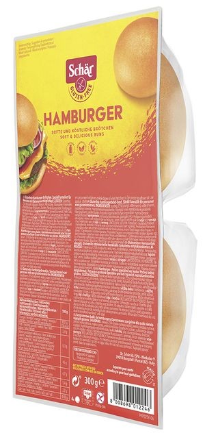 Булочки для гамбургера Hamburger Dr. Schar, 300г. — Диета-Маркет