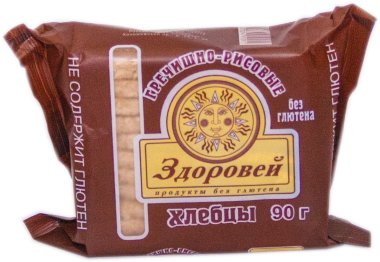 Хлебцы гречишно-рисовые ЗДОРОВЕЙ, 90 г — Диета-Маркет