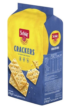 Крекеры Crackers Dr. Schar, 210г.  — Диета-Маркет