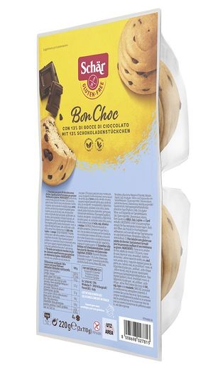 Булочки с кусочками шоколада Bon Choc, Dr. Schar, 220г.     — Диета-Маркет