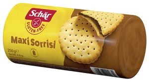 Печенье-сэндвич с кремом какао Maxi Sorrisi Dr. Schar, 250г.   — Диета-Маркет
