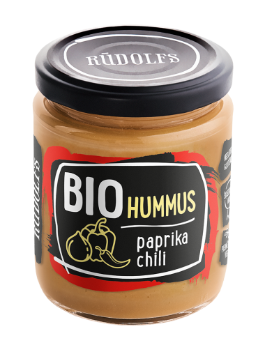 Закуска &quot;Organic&quot; из нута с паприкой и чили &quot;Hummus&quot; Rudolfs, 230г — Диета-Маркет