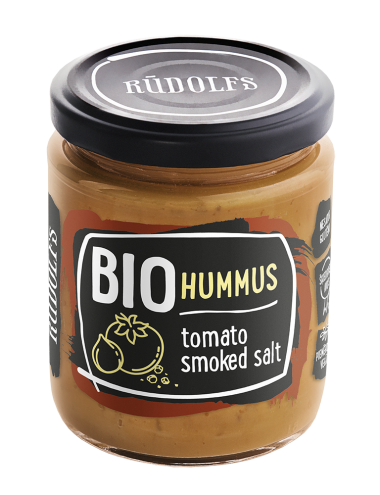 Закуска &quot;Organic&quot; из нута с томатами и копченой солью &quot;Hummus&quot; Rudolfs, 230г 1 — Диета-Маркет