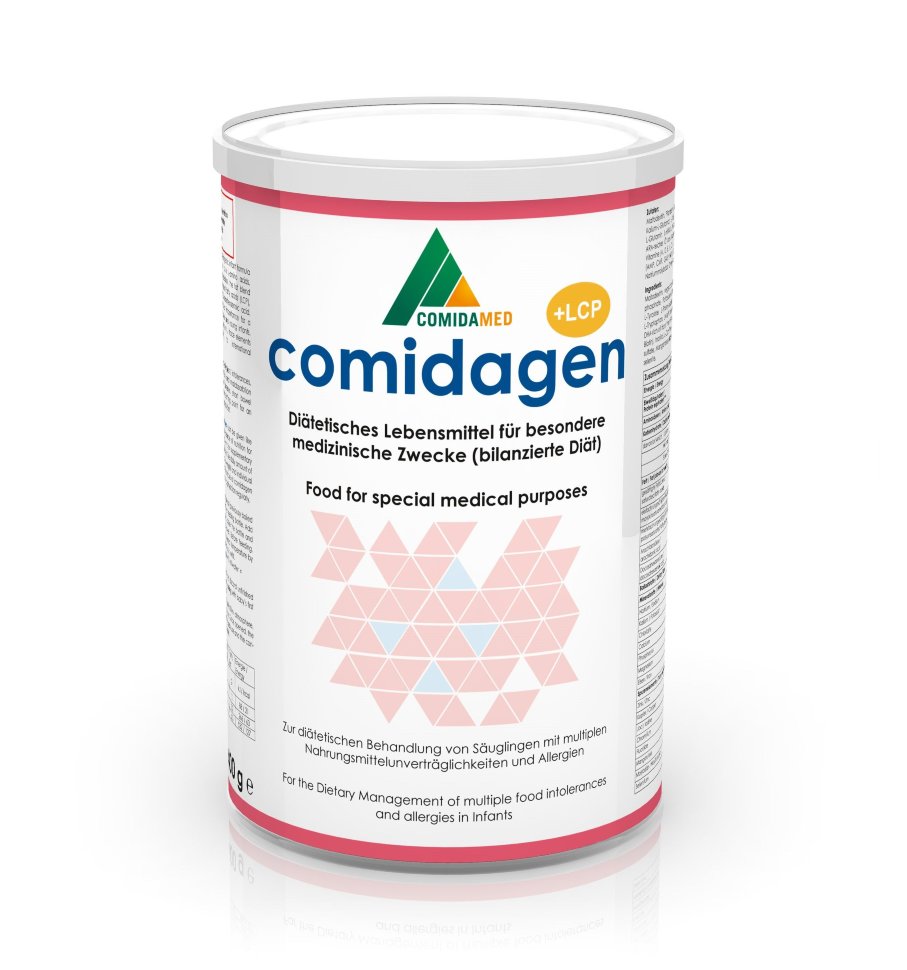 Специализированное гиппоаллергенное лечебное питание Comidagen 400г фото 1 — Диета-Маркет