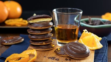 Печенье Orangino с апельсиновой начинкой в шоколаде Dr. Schar, 150г.  — Диета-Маркет