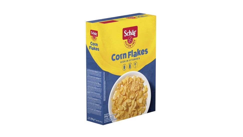 Завтраки хлопья кукурузные Сorn flakes Dr Schar, 250г. фото 1 — Диета-Маркет